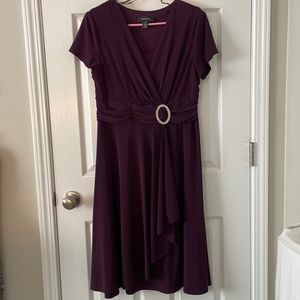 R&M Richards Flutter Sleeve Dress